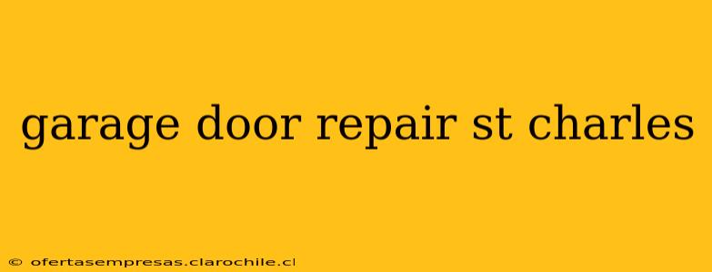 garage door repair st charles