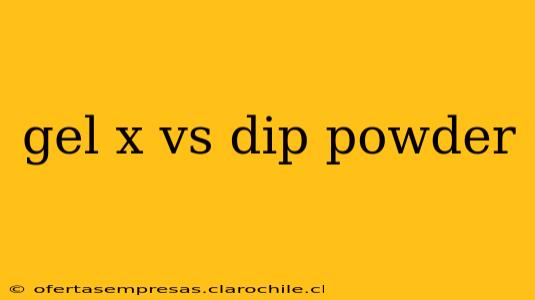 gel x vs dip powder