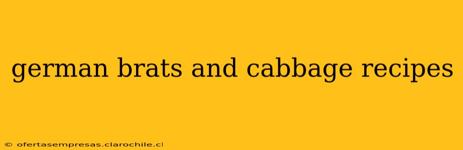 german brats and cabbage recipes
