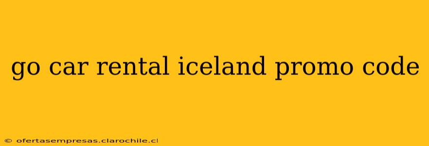 go car rental iceland promo code