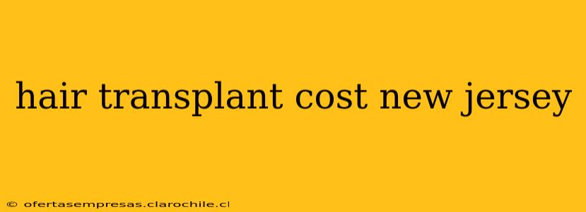 hair transplant cost new jersey