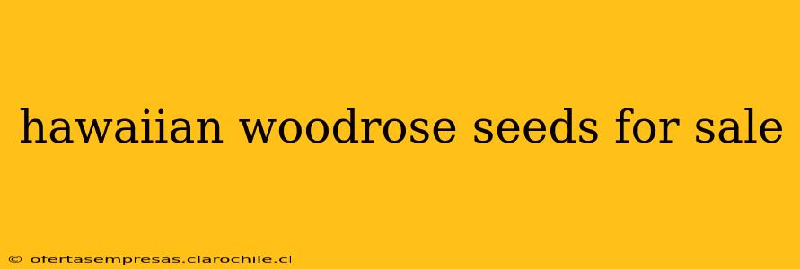hawaiian woodrose seeds for sale