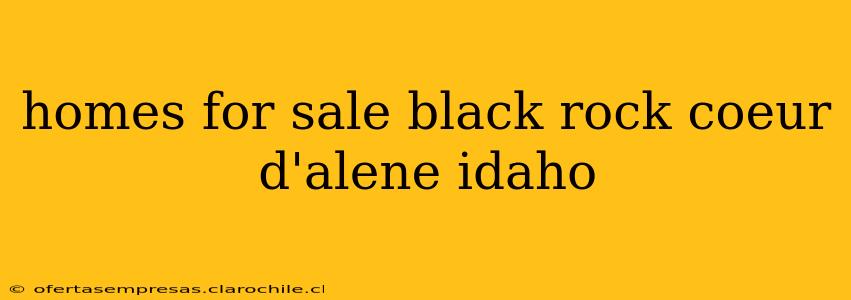 homes for sale black rock coeur d'alene idaho