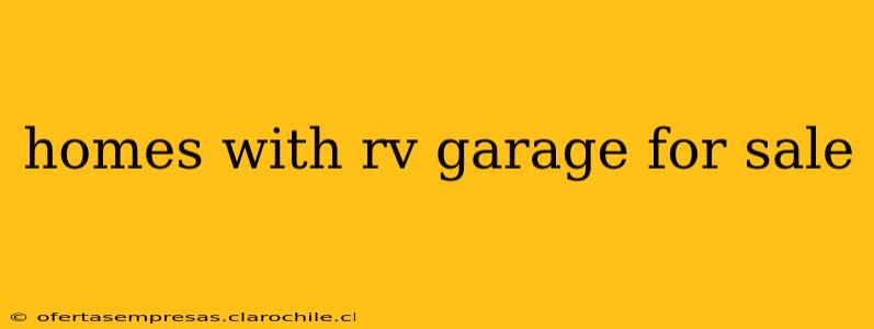 homes with rv garage for sale