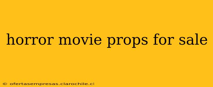 horror movie props for sale