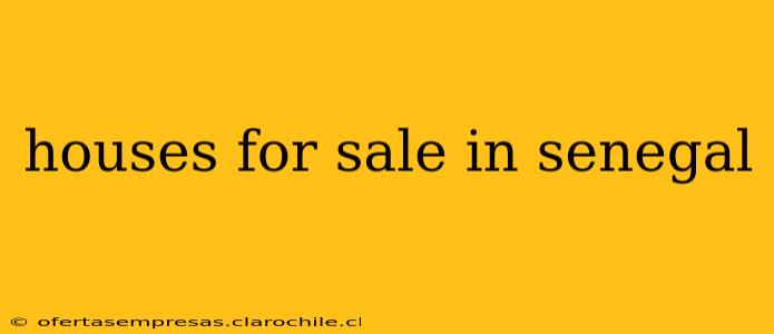 houses for sale in senegal