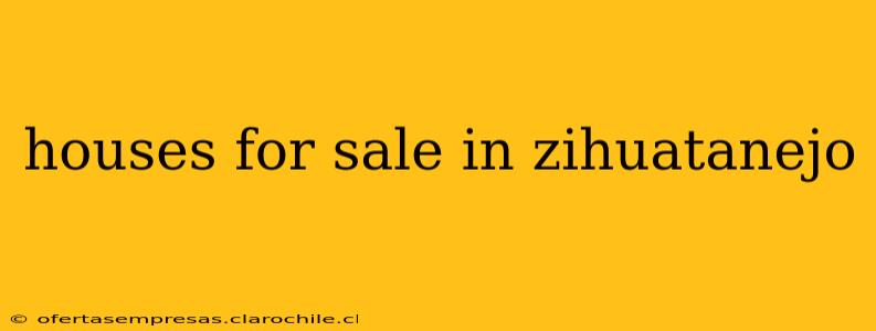 houses for sale in zihuatanejo