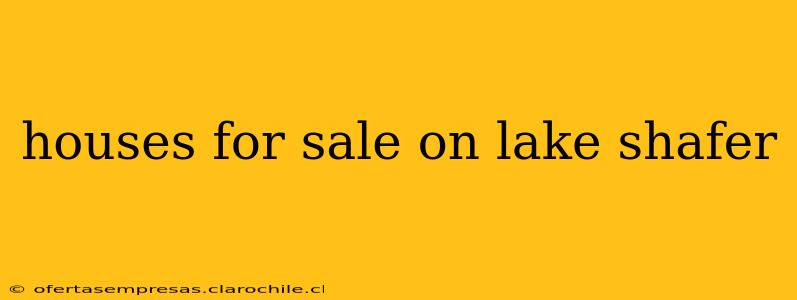 houses for sale on lake shafer