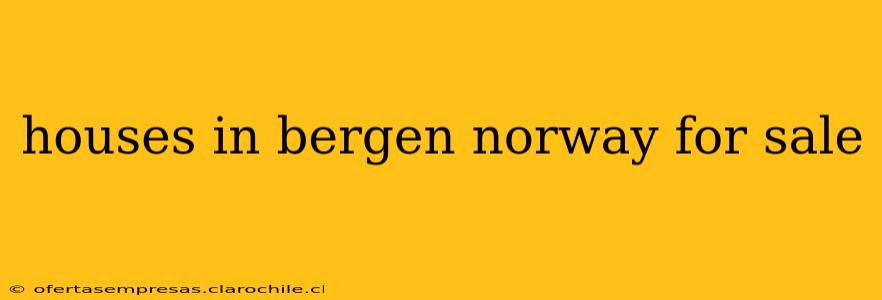 houses in bergen norway for sale