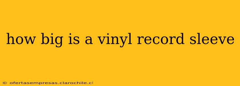 how big is a vinyl record sleeve