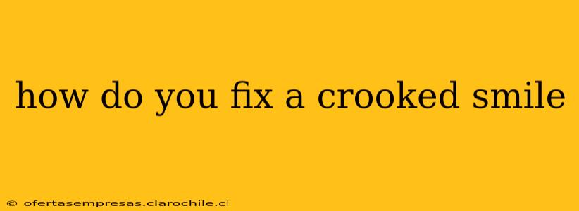how do you fix a crooked smile