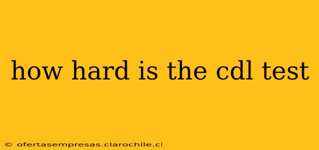 how hard is the cdl test