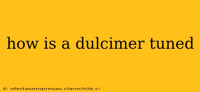 how is a dulcimer tuned