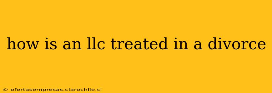 how is an llc treated in a divorce