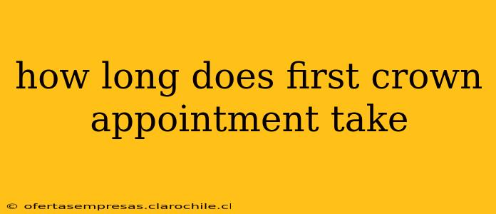 how long does first crown appointment take