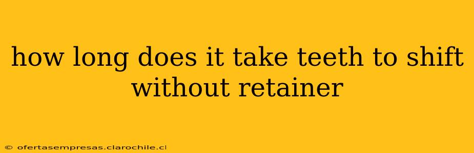 how long does it take teeth to shift without retainer