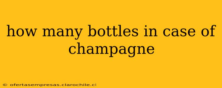 how many bottles in case of champagne