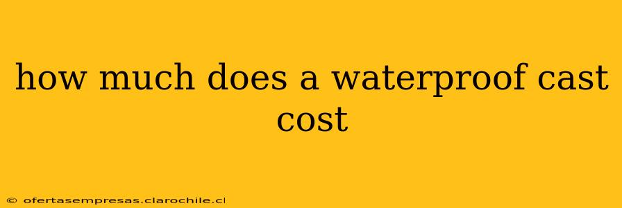 how much does a waterproof cast cost