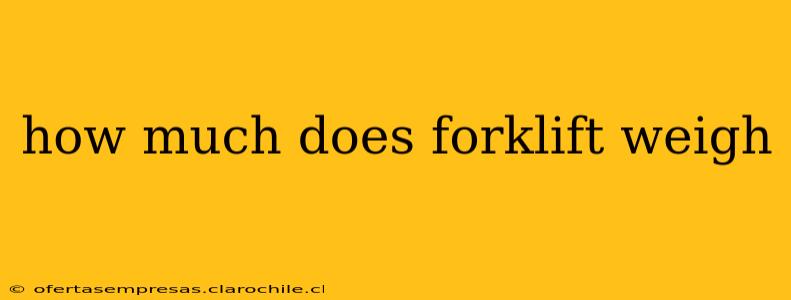 how much does forklift weigh