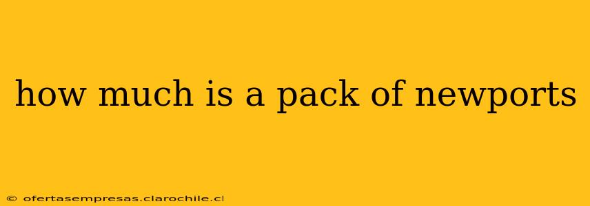 how much is a pack of newports