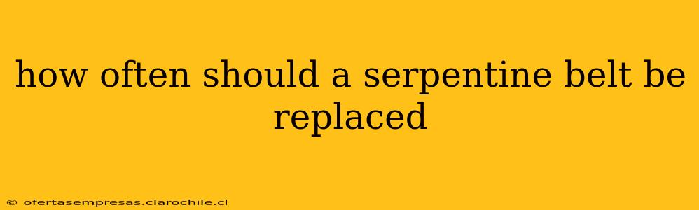 how often should a serpentine belt be replaced