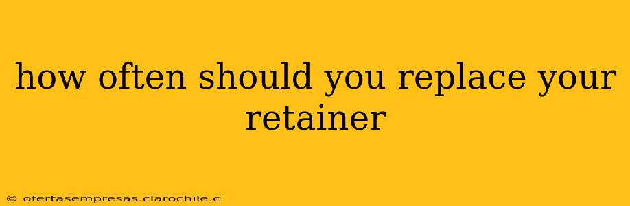 how often should you replace your retainer