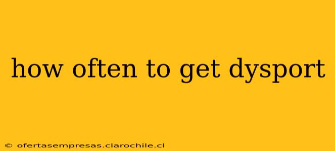 how often to get dysport