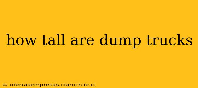 how tall are dump trucks