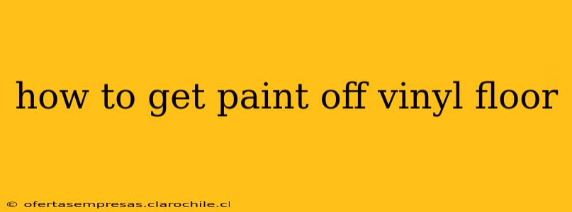 how to get paint off vinyl floor