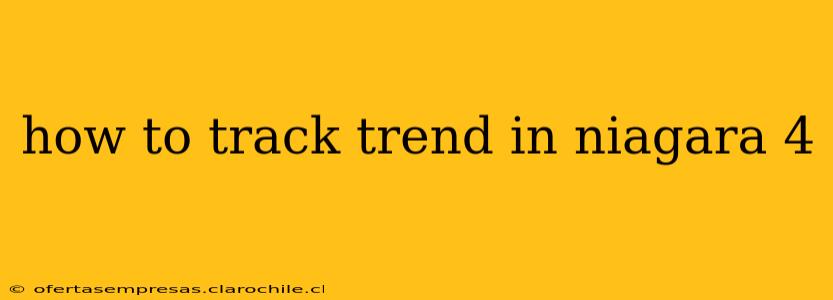 how to track trend in niagara 4