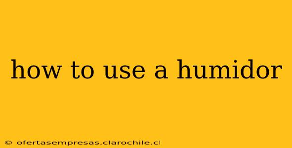 how to use a humidor