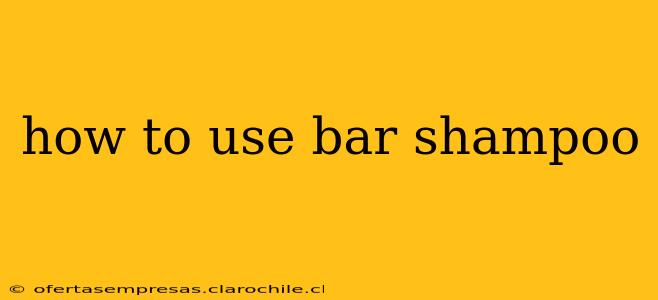 how to use bar shampoo