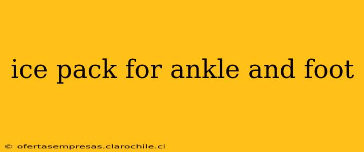 ice pack for ankle and foot
