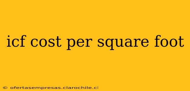 icf cost per square foot