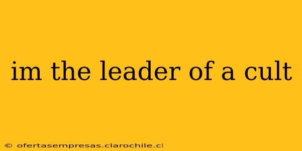 im the leader of a cult im the leader of a cult
