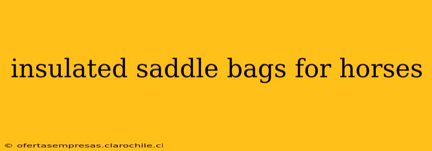 insulated saddle bags for horses