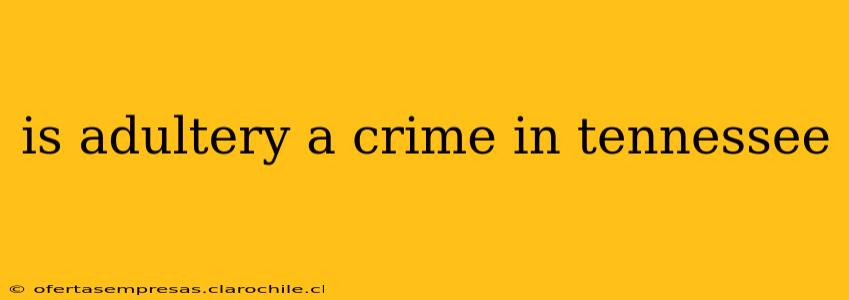 is adultery a crime in tennessee