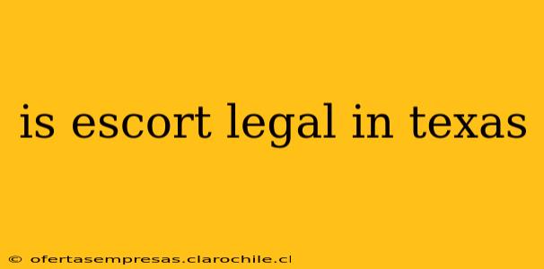 is escort legal in texas