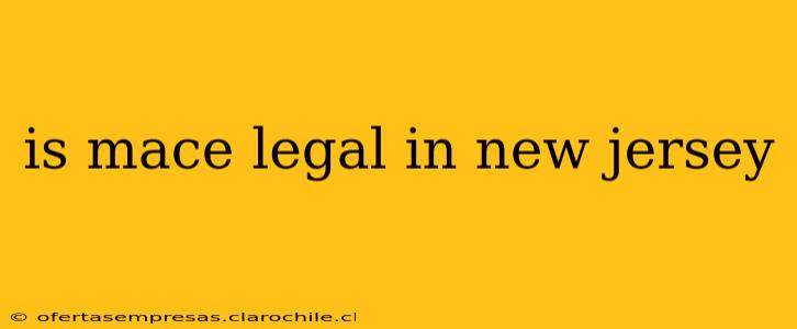 is mace legal in new jersey