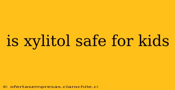 is xylitol safe for kids