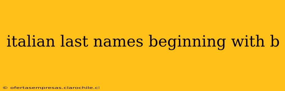 italian last names beginning with b