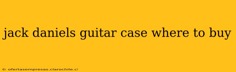 jack daniels guitar case where to buy