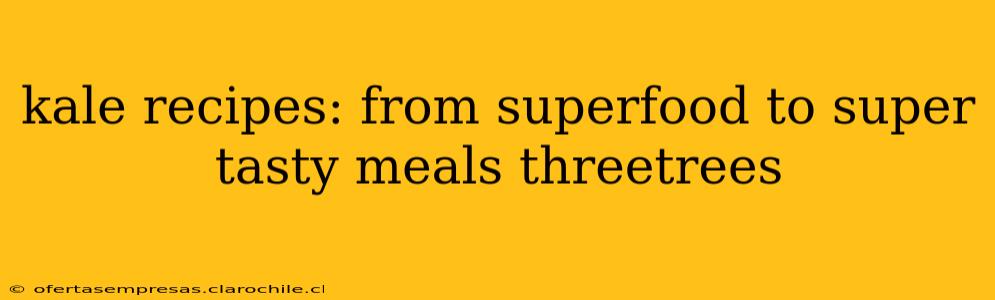 kale recipes: from superfood to super tasty meals threetrees