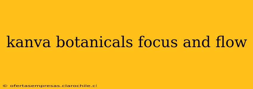 kanva botanicals focus and flow