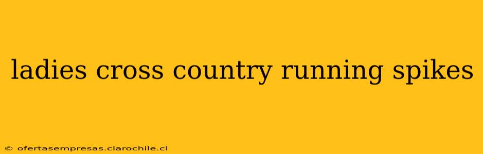 ladies cross country running spikes