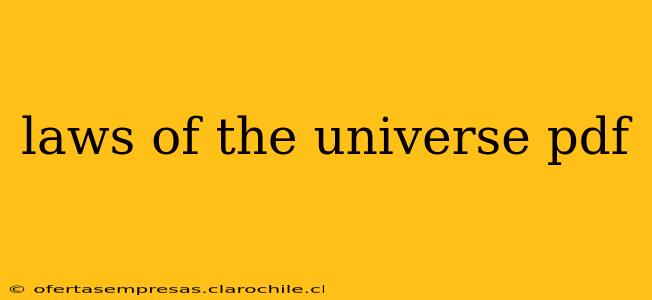 laws of the universe pdf