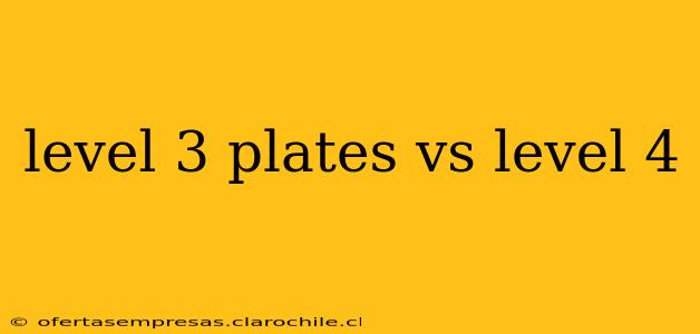 level 3 plates vs level 4