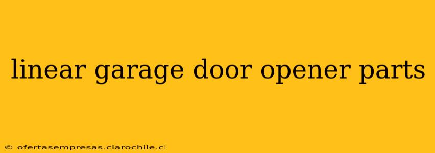linear garage door opener parts