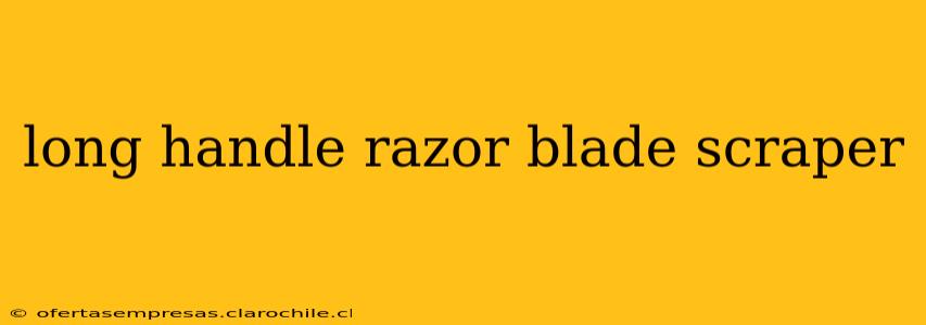 long handle razor blade scraper