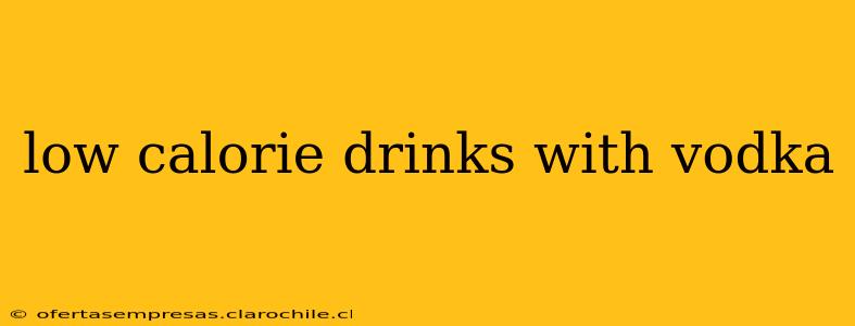 low calorie drinks with vodka